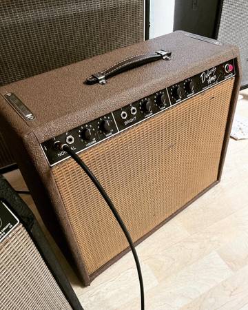 Photo Fender Deluxe Amp 6G3 Brownface 1962 $4,200