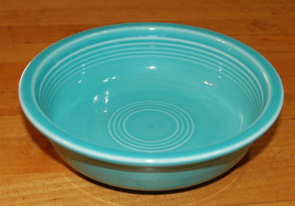 Fiesta ware Cereal Soup Bowl Sea Mist Green Turquoise HLC Fiesta Made $25