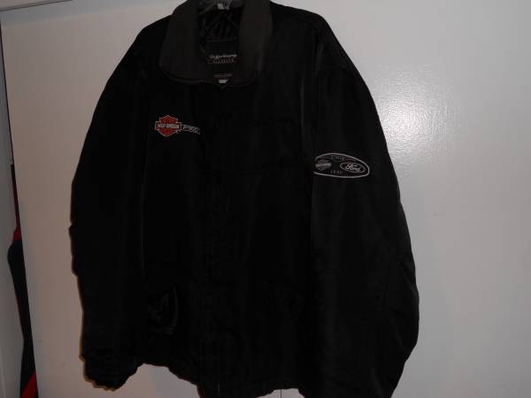 Ford Motor Company Classic F150 Harley Davidson Coat Jacket Black Larg $60