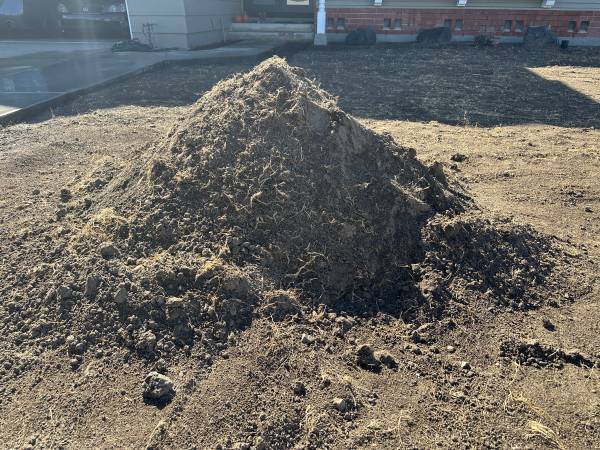 Photo Free dirt A lot more has been added to this pile