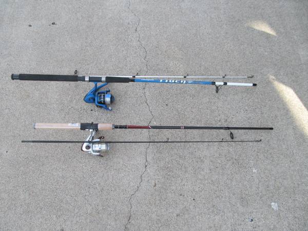 Fresh Water Fishing Rods and Reels $25