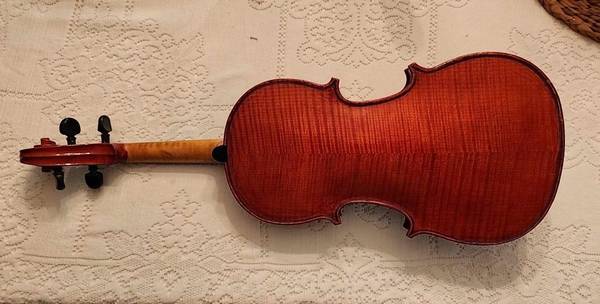 Photo Handmade Full-Size 44 Professional Violin - 2 Bows - Exc - California $1,275