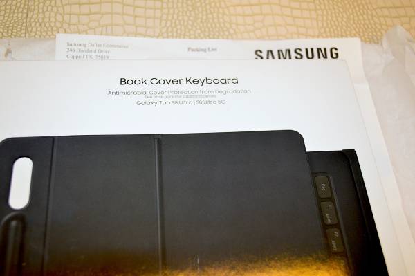 Photo Keyboard Book Cover Factory Sealed for the Samsung Galaxy Tab S8 Ultra $199