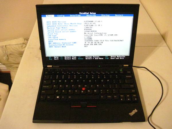Photo Lenovo ThinkPad X230 $200