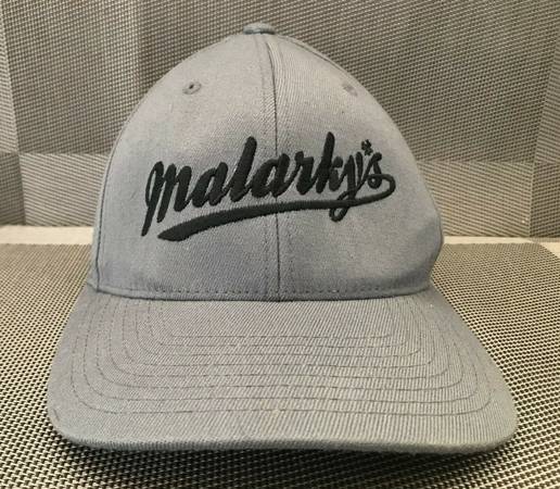 MALARKYS NEWPORT BEACH CA GRAY HAT CAP $10