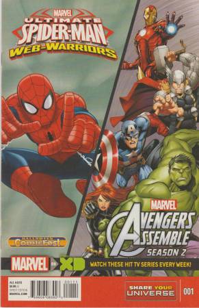Marvel 001 Ultimate Spider-man Web-Warriors 2015 Avengers Assemble Sea $20
