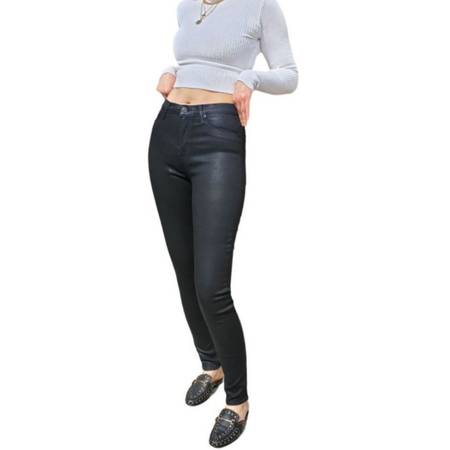 Photo NWOT Hudson Nico Mid-Rise Super Skinny Noir Black Coated Jeans Size 29 $75