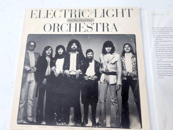 Photo Rare Electric Light Orchestra On The Third Day 1st Pressing 1973 Unite $38