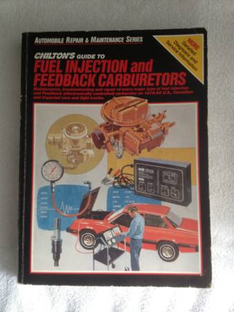 Photo Repair manual For Fuel Injection and Feedback Carburetors 1978 -1985 $10