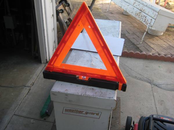 Photo Road Safety Kit w (3) Warning Triangles $45