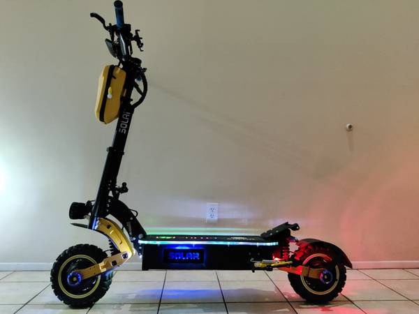 Photo Solar FF 2.0 Limited Edition Electric Scooter GoldBlack $2,150