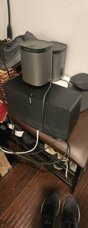 Photo Sonos Speakers, 1,3,5,Subwoofer (Bose JBL surround sound Alexa) $100