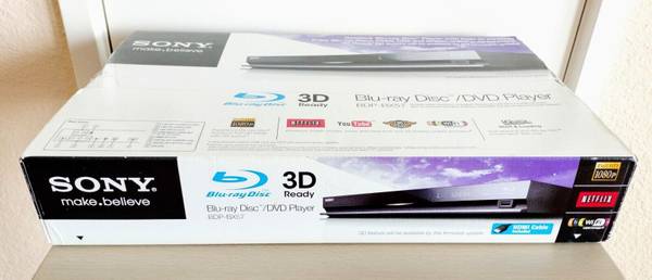 Photo Sony BDP-BX57 1080p Upscaling 3D-Ready Blu-ray DVD Player wBuilt-WIFI $50