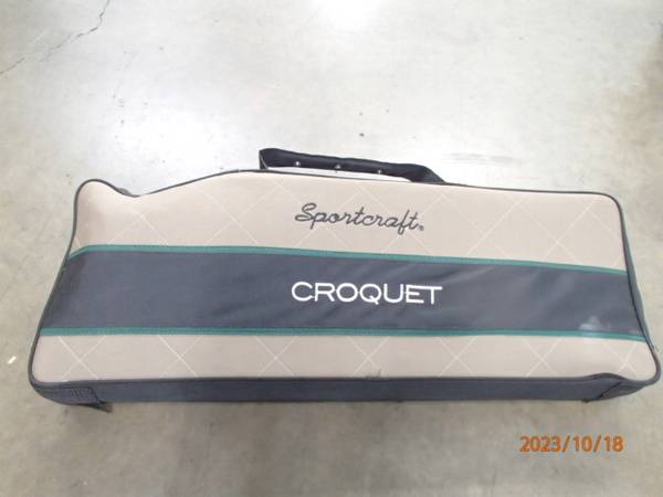 Photo Sportscraft Croquet Set in bag  As New $45