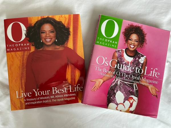 Photo The Oprah Magazine. 2 Volumes of THE BEST OF $15