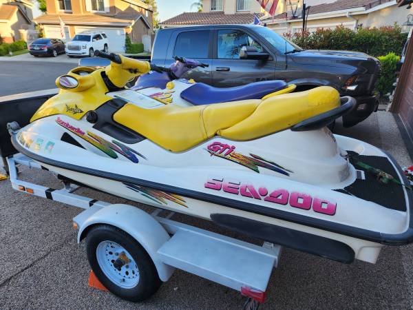 Photo Two 1997 SeaDoos GTIGSTrailer $4,000