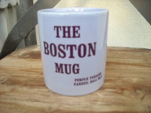 Vintage 80s Lavender Coffee Cup, The Boston Mug Faneuil Hall Mkt. $10