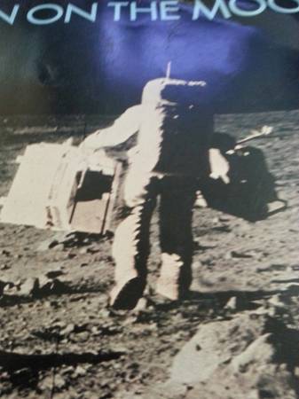 Photo Vintage Man on the Moon (North American Rockwell) 1969 $25