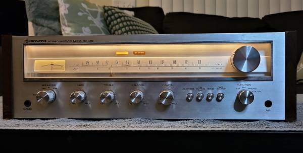 Photo Vintage Pioneer SX-450 Mid Century Stereo Receiver $200