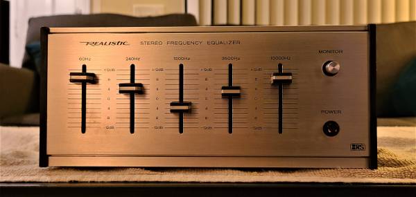 Vintage Realistic Stereo Equalizer Model 31-1986 Mid Century $50
