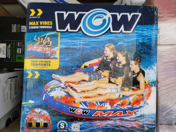 WOW Max 1 - 3 Person Towable Tube $100