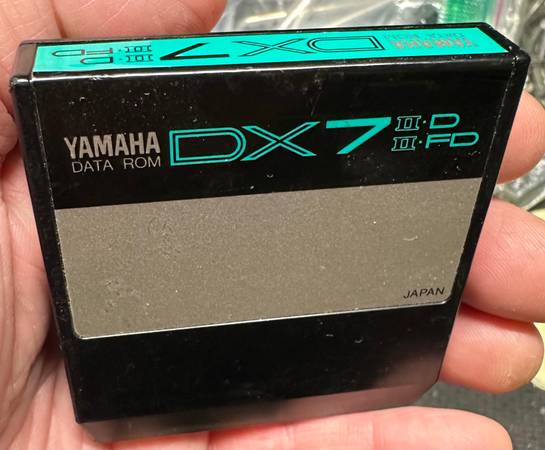 Photo Yamaha DX-7 Keyboard II D II FD Data Rom Cartridge II-D II-FD DX7 $100