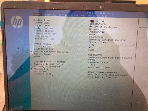 Photo used hp laptop 15 touchscreen i3 8gb 128gb 15.6 for 150 or best offer $150