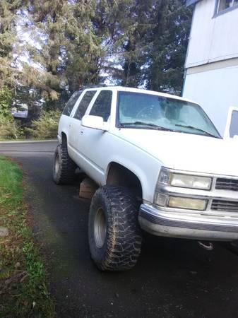 97 chevy tahoe project 1200 cars trucks for sale oregon coast or shoppok 97 chevy tahoe project 1200 cars