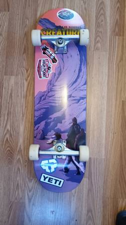 Photo 9 custom built creature skateboard with titanium independent trucks $140