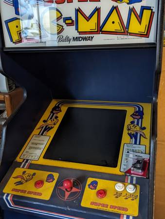 Photo Original super Pac Man Arcade $1,200