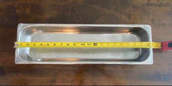 Photo 12 Size Long 2 12 Deep Stainless Steel Steam Table  Hotel Pan  R $4