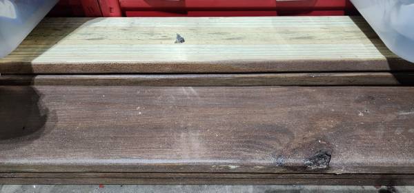 16 ft pressure treated deck boards $585