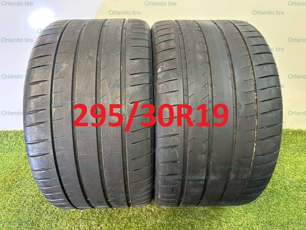 295 30 19 used tires 29530R19 pairs and sets run flat and regular