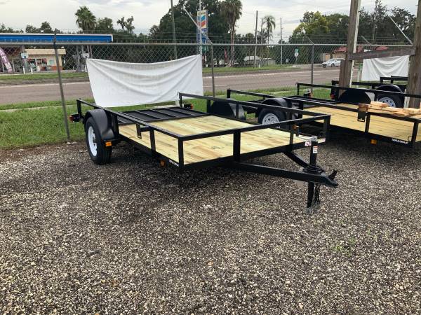 Photo 6X12 UTILITY TRAILERS IN STOCK LED LIGHTS NEW $1,699