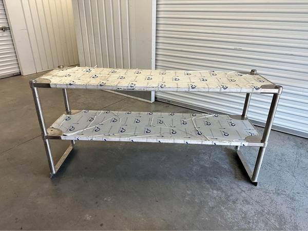 Photo BRAND NEW Stainless Steel Double Deck Overshelf - 69x20 RESTAURANT $250