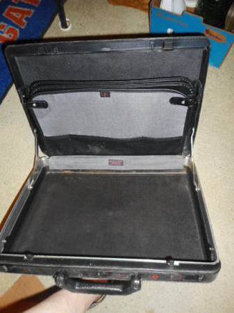 Photo Black Samsonite Brief Case - Used  travel suitcase $20