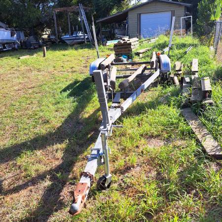 Photo Dual Axle Galvanized Trailer 17ft-20ft Boat $700