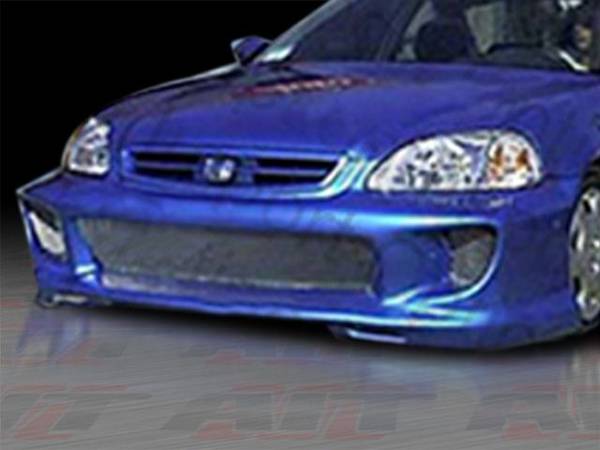 Photo Front Bumper Cover - 1 Piece for 1999-2000 Civic 2dr  4DR $65