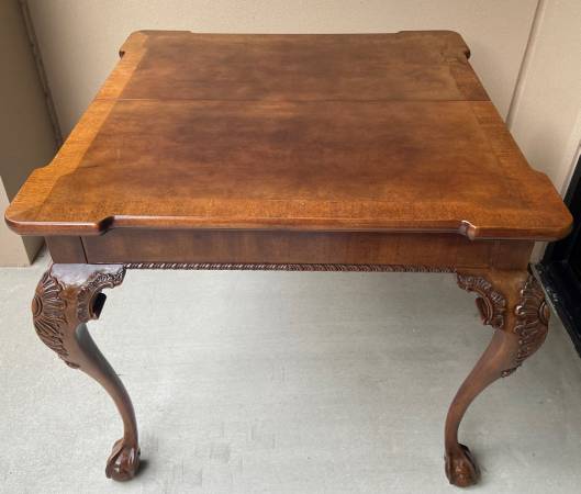 Photo Henredon Rittenhouse Dining Table 34.5 to 55 Butterfly Leaf Mahogany $975