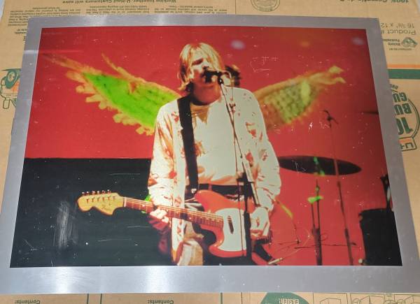 Kurt Cobain Aluminum Print - Lakeland Civic Center $100
