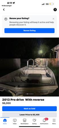 Mud boat - duck boat $6,000