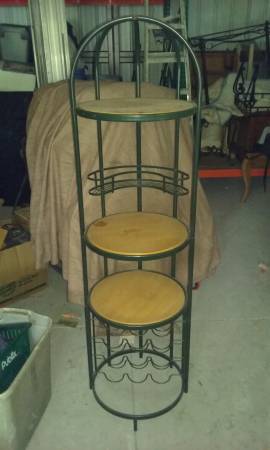 Photo Round Green Bakers Rack $75
