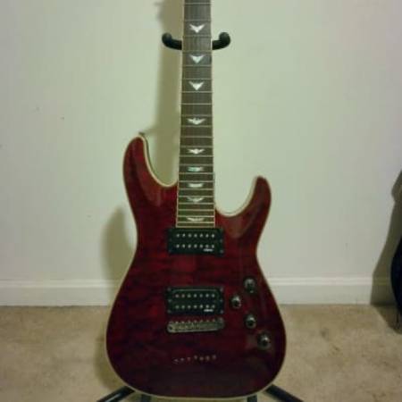Photo Schecter Omen Extreme-7 2021 - Black Cherry Quilted Maple $350