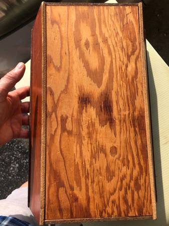 Vintage Wooden Tool Box $35