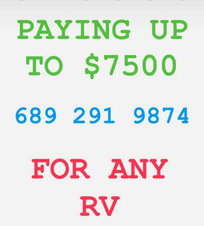 Photo looking for any rv anywhere in florida 5000 $5,000