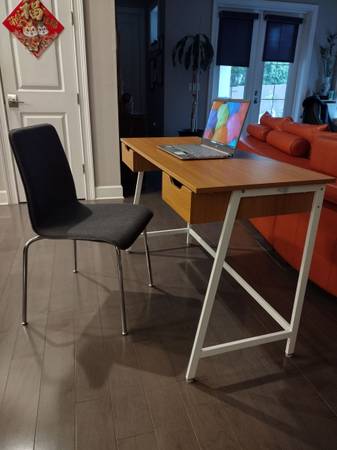 Photo perfect just moved in starter furniture nothing over $100 from desk chair bookca $95