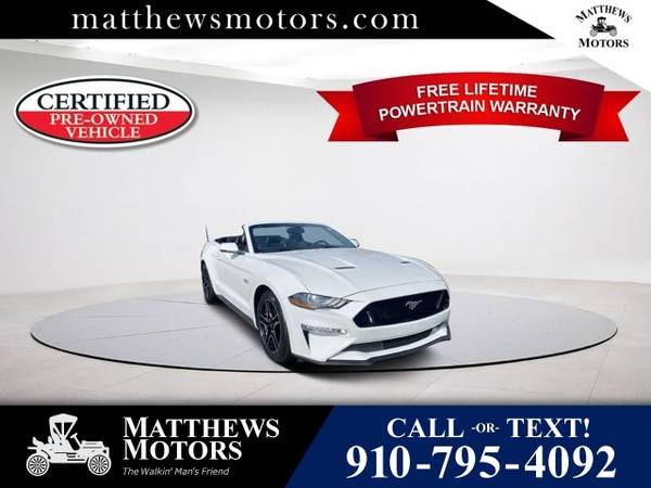 Photo 2019 Ford Mustang GT Premium Convertible w Nav (Ford Mustang Coupe)