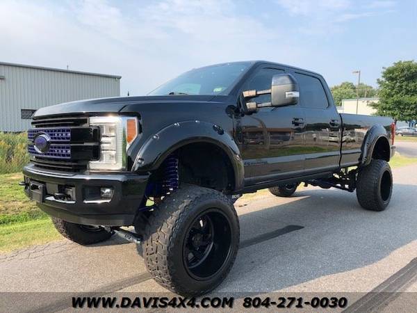 Photo 2018 Ford F-350 Superduty Crew Cab Long Bed Lifted Diesel Platinum - $75,995 (Richmond)
