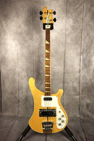 Photo Vintage 1973 Rickenbacker 4001 Maple glow bass $3,000