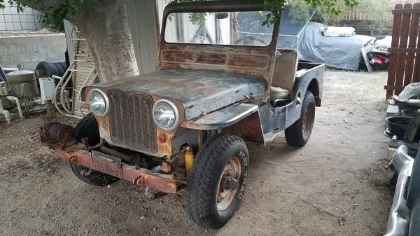 1949 WILLYS JEEP CJ3A - $4850 (Cathedral City - (Palm Springs area ...